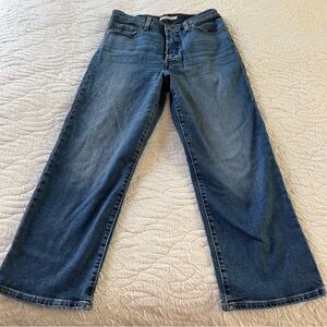 Levis Ribcage Straight Ankle Jeans
